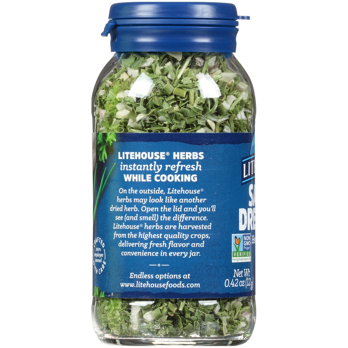 slide 7 of 7, Litehouse Salad Dressing Blend Freeze Dried Herbs 0.42 oz. Jar, 0.42 oz