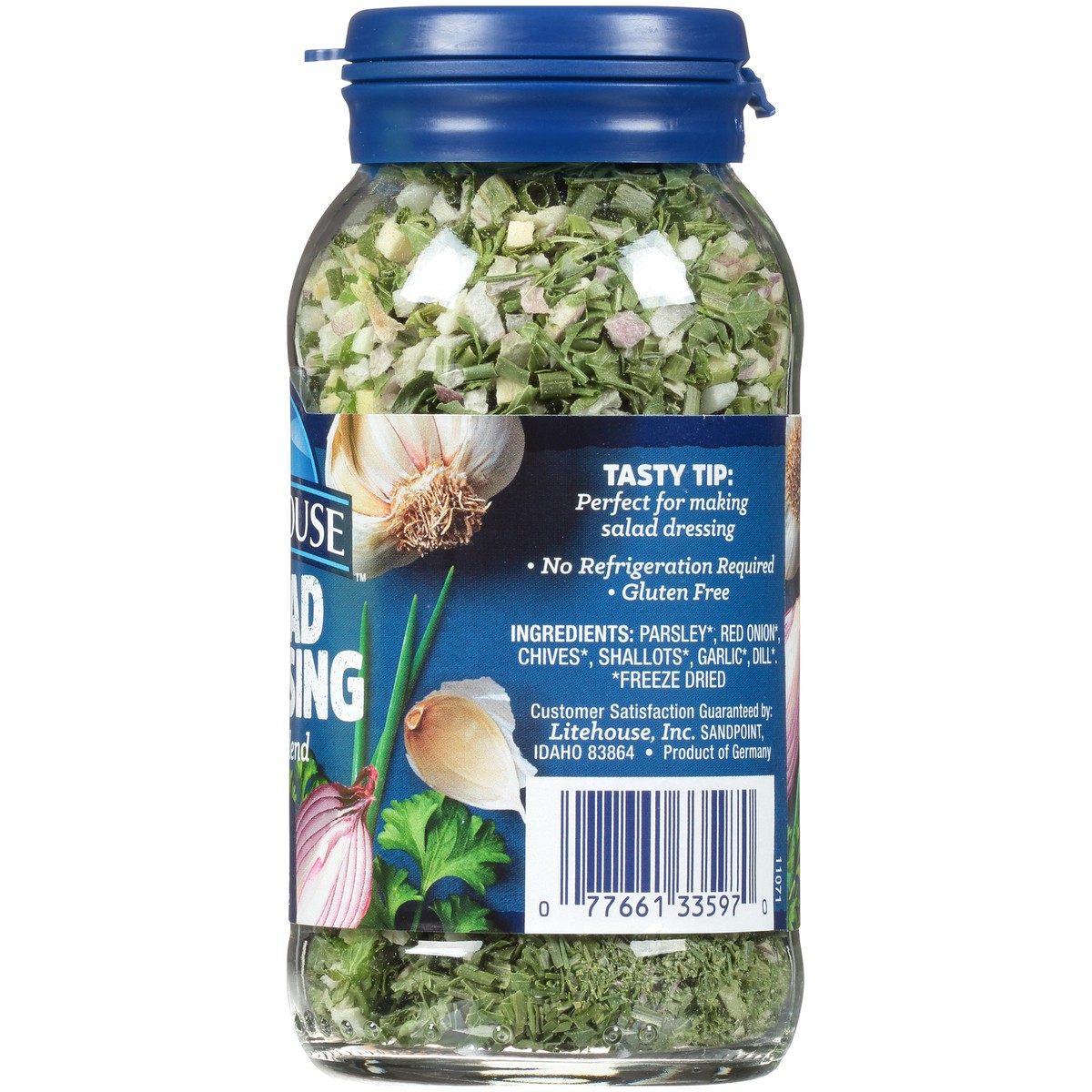 slide 6 of 7, Litehouse Salad Dressing Blend Freeze Dried Herbs 0.42 oz. Jar, 0.42 oz