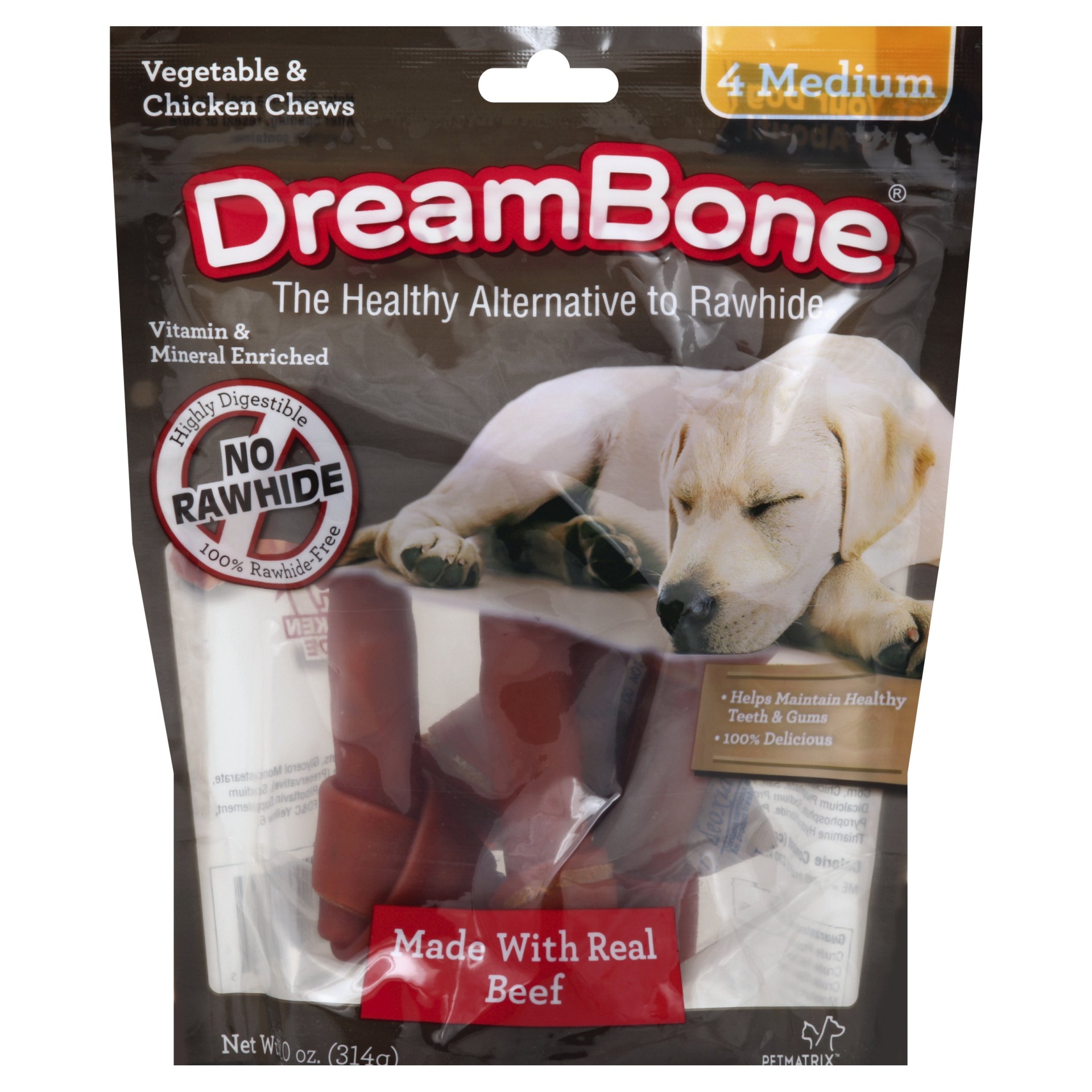 slide 1 of 1, DreamBone Dog Chews 4 ea, 4 ct