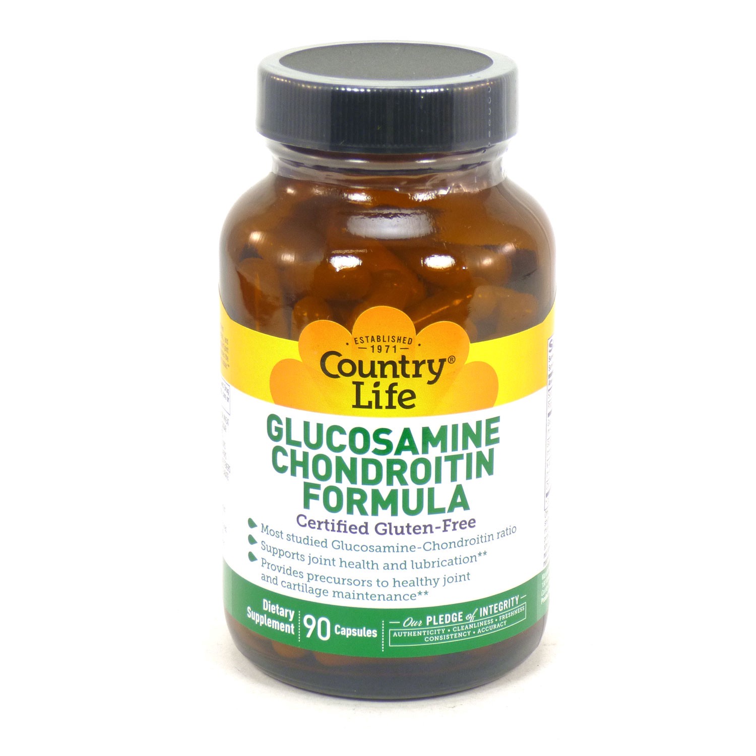 slide 1 of 1, Country Life Biochem Glucosamine Chondroitin Formula Capsules, 90 ct