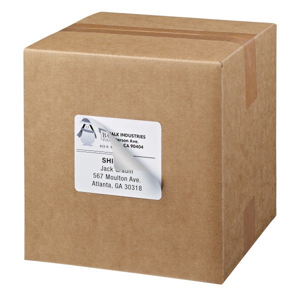 slide 7 of 8, Avery 3-1/3 x 4 Trueblock Technology Shipping Labels - White (150 Per Pack), 1 ct