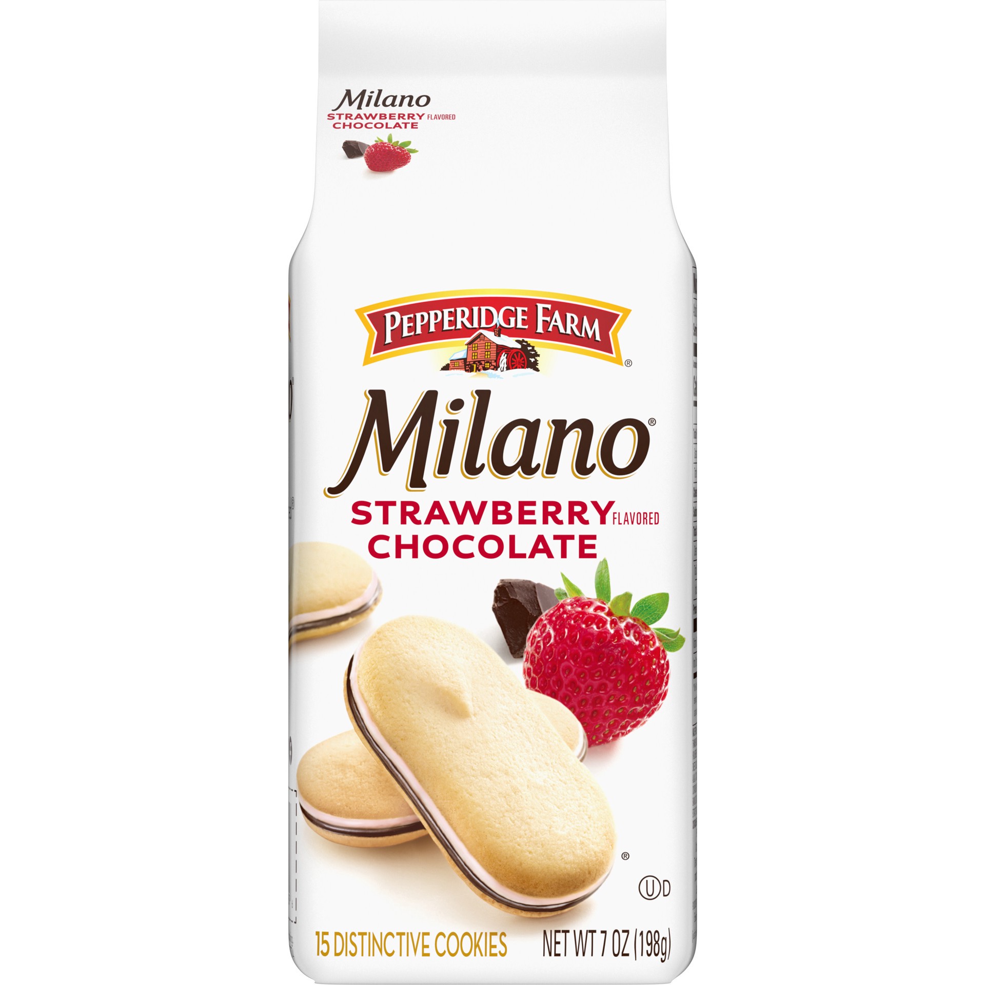 slide 1 of 5, Pepperidge Farm Milano Cookies, Chocolate Strawberry, 7 Oz Bag, 7 oz