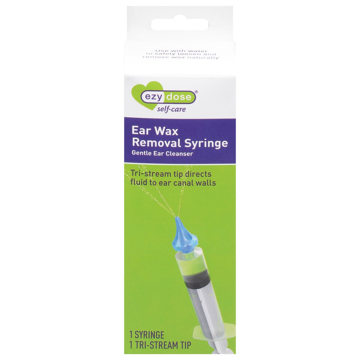 slide 6 of 9, EZY Dose Self-Care Gentle Ear Wax Removal Syringe Ear Cleanser 1 ea, 1 ct