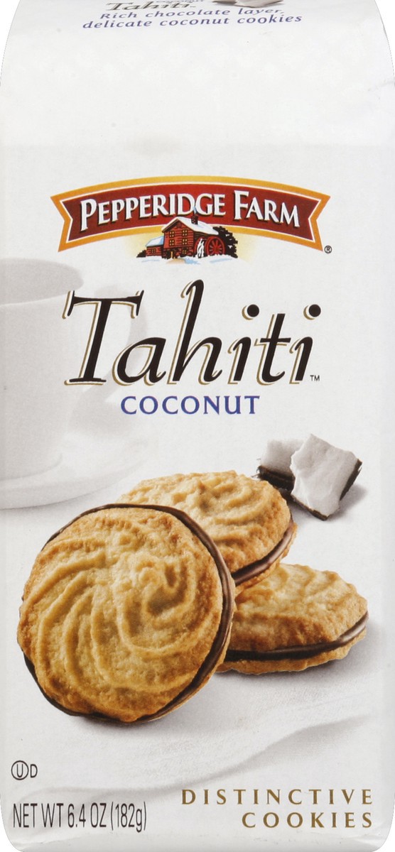 slide 5 of 5, Pepperidge Farm Tahiti Coconut Cookies, 6.4 oz