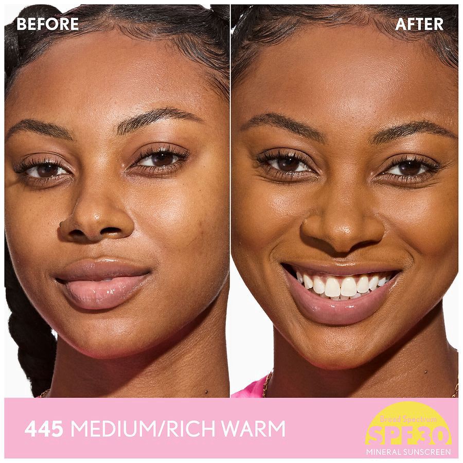 slide 3 of 5, CoverGirl Clean Fresh Blurring Skin Tint - 445 Medium/Rich Warm, 1 fl oz