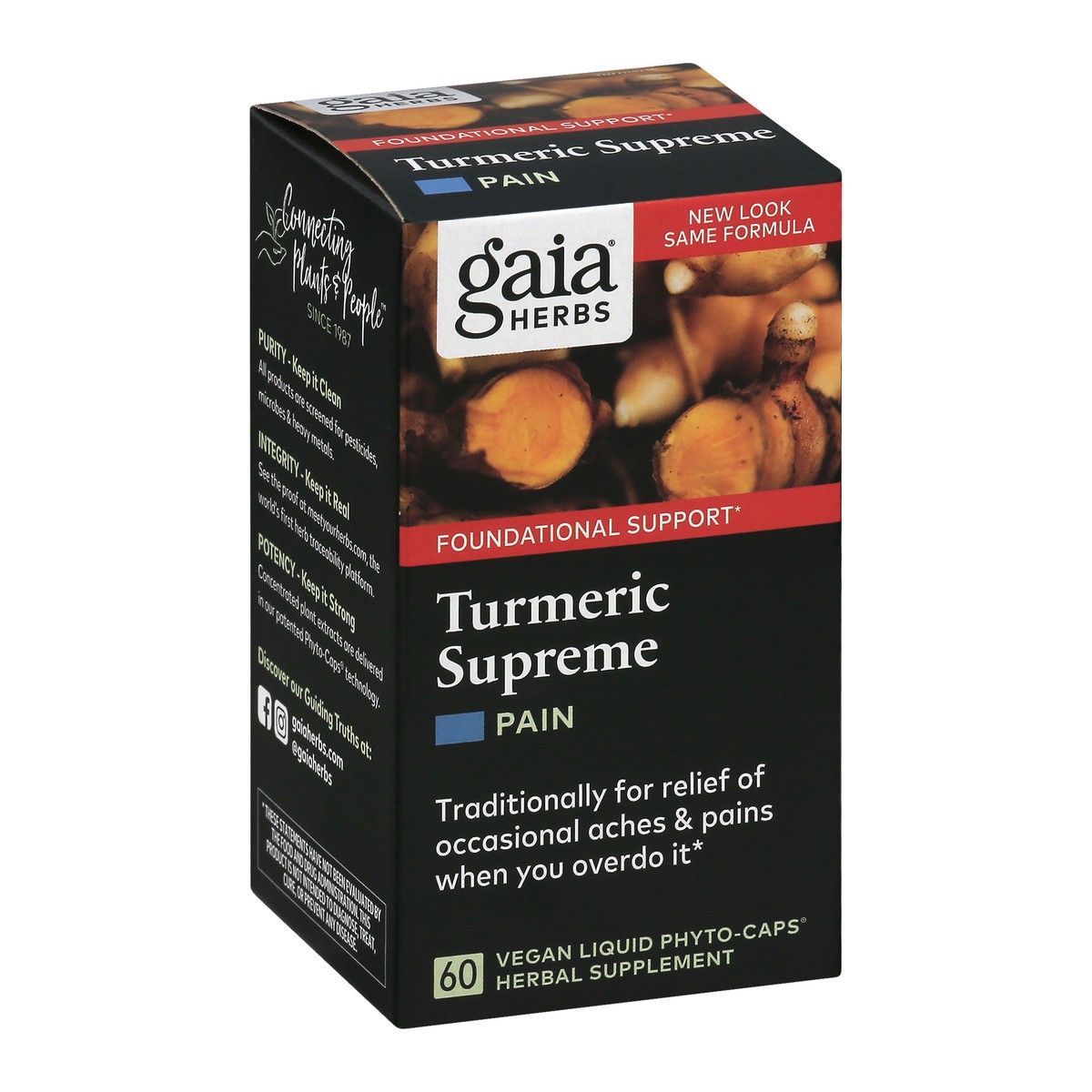 slide 13 of 13, Gaia Herbs Turmeric Supreme 60 ea, 60 ct