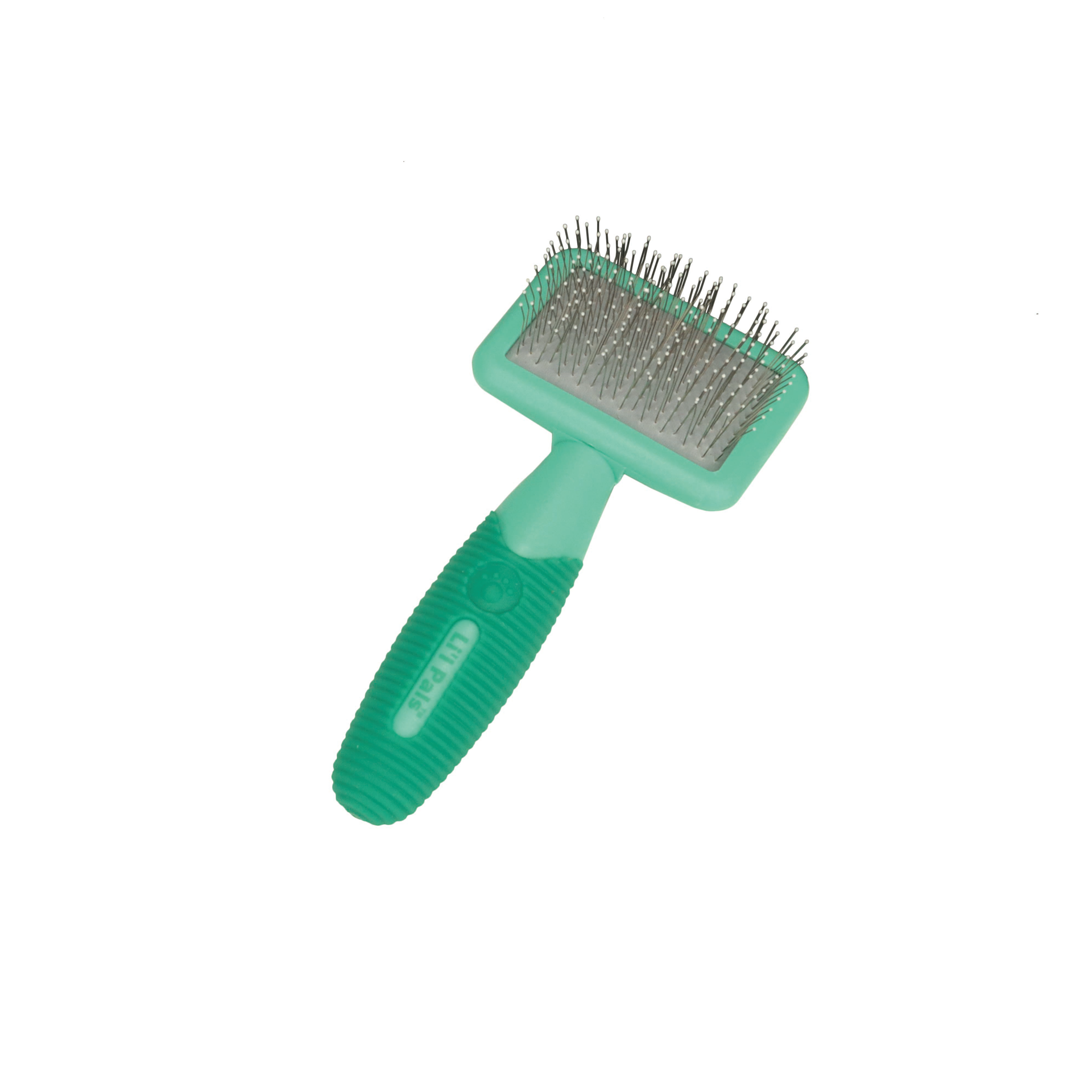 slide 1 of 2, Li'l Pals Dog Slicker Brush with Coated Tips, No Color, One Size, 1 ct