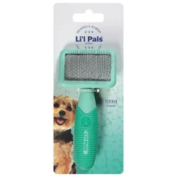Li'l Pals Dog Slicker Brush with Coated Tips - One Size