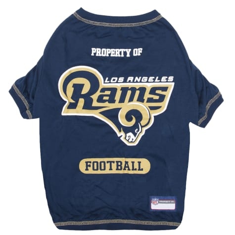 Pets First Los Angeles Rams T-Shirt, X-Small