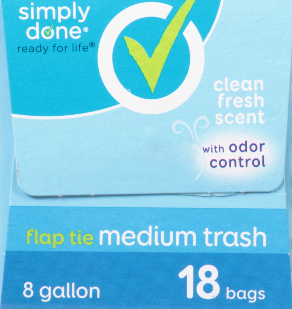 slide 8 of 9, Simply Done Medium Trash Bag 18 Ct, 18 ct