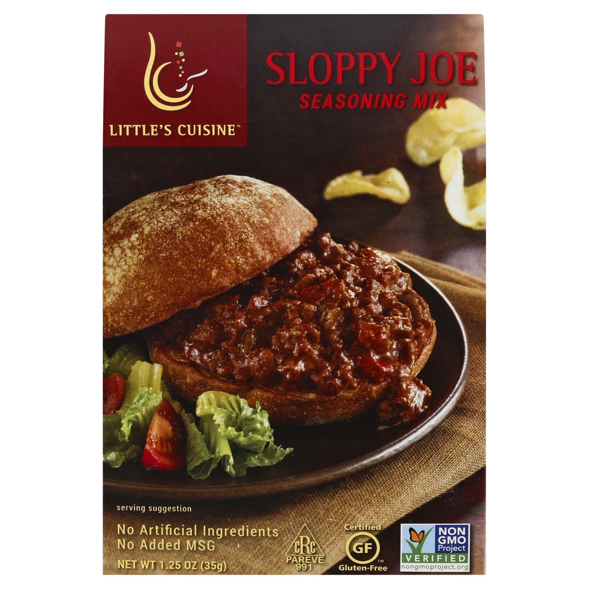 slide 1 of 13, Little's Cuisine Sloppy Joe Seasoning Mix 1.25 oz, 1.25 oz