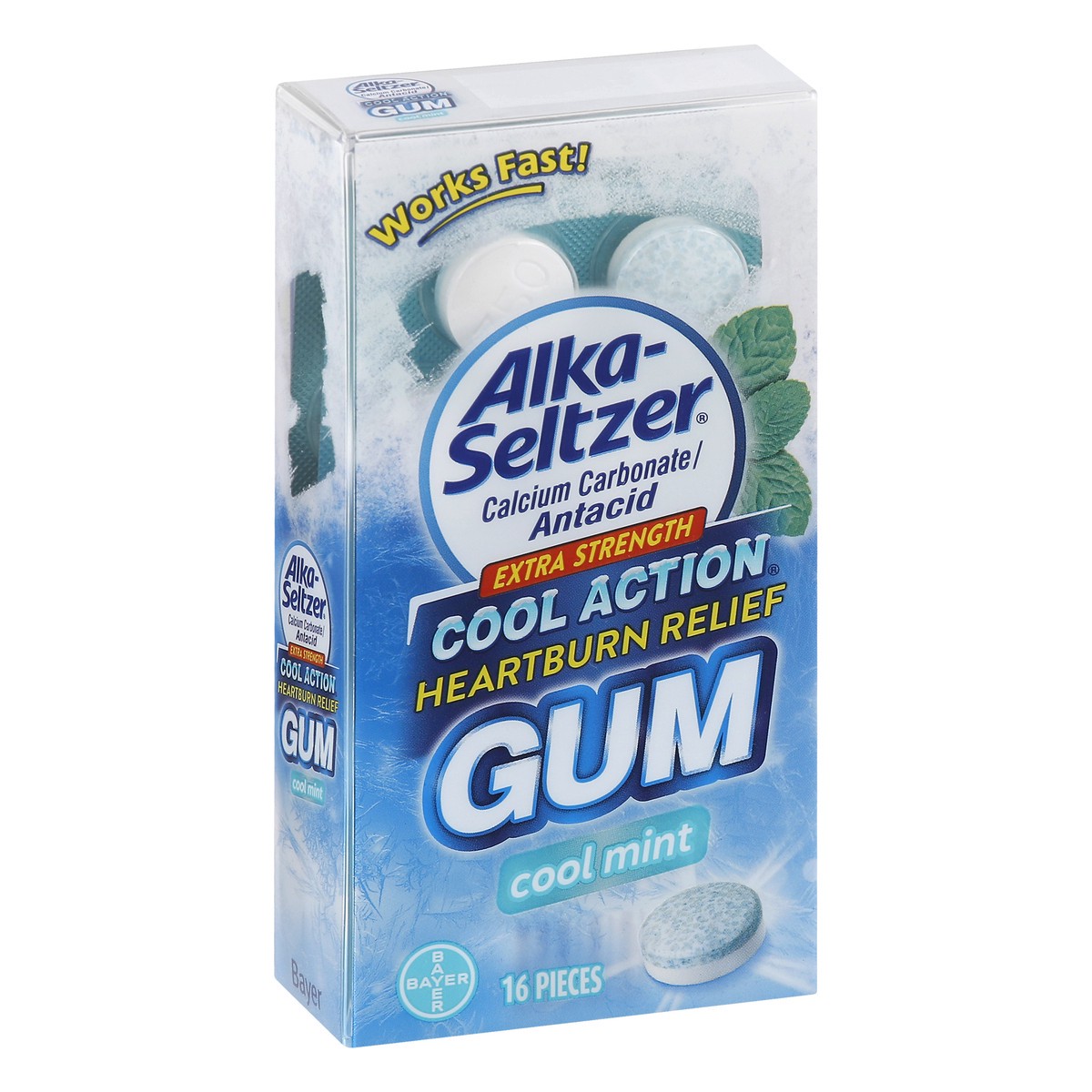slide 7 of 12, Alka-Seltzer Heartburn Relief Gum, 16 ct