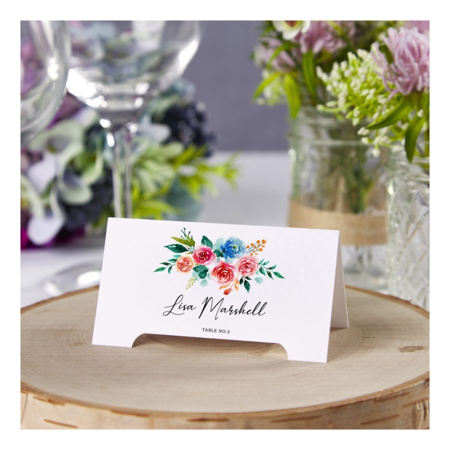 slide 5 of 7, Avery Arched Die-Cut Tent Cards, 2-1/16" X 3-3/4", 65 Lbs, Pack Of 100, 100 ct