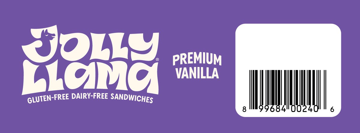 slide 2 of 9, Jolly Llama Sandwiches, Premium Vanilla, 2.75 oz