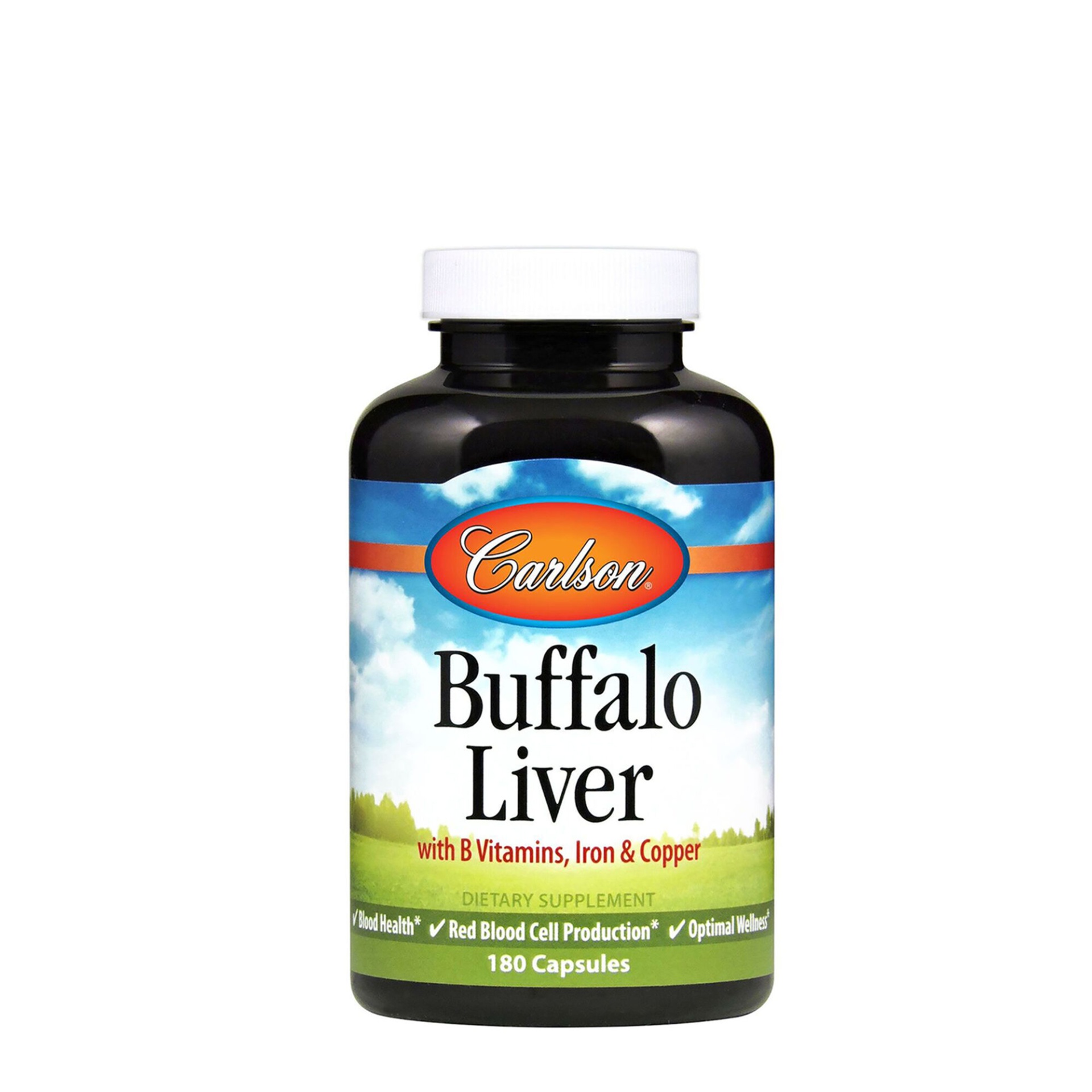 slide 1 of 1, Carlson Buffalo Liver, 180 ct