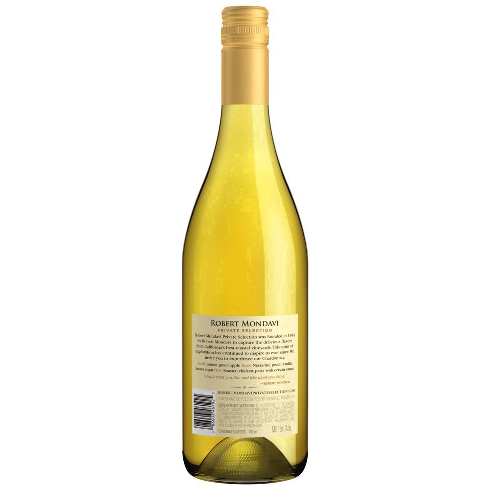 slide 3 of 37, Robert Mondavi Private Selection Chardonnay White Wine, 750 mL Bottle, 25.35 fl. oz