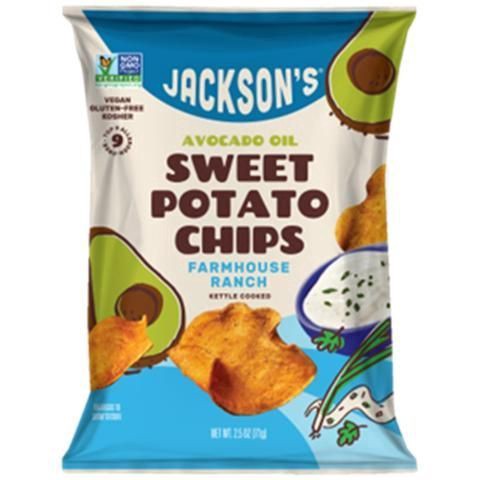 slide 1 of 1, Jackson's Sweet Potato Chips Ranch, 5 oz
