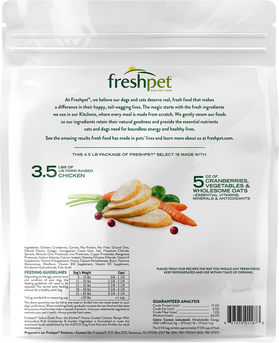 slide 4 of 6, Freshpet Chicken Wet Dog Food, 4.5 lb