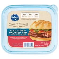 Kroger Deli Thin Sliced Black Forest Ham