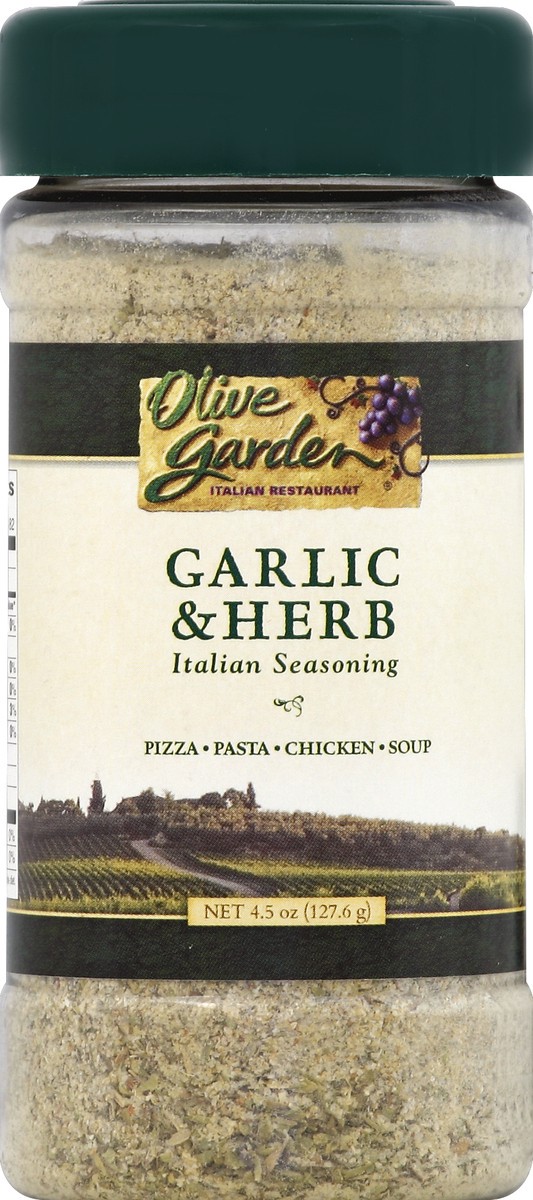 slide 2 of 2, Olive Garden Garlic Herb Italian Seasoning, 4.5 oz