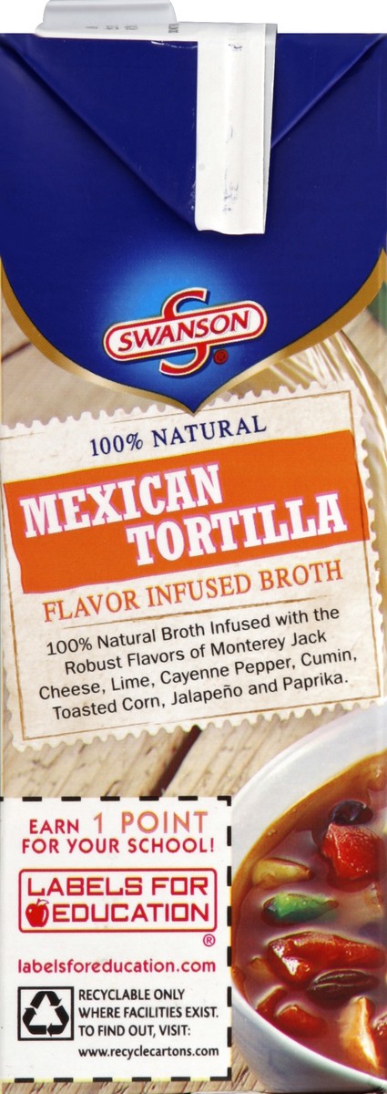 slide 3 of 4, Swanson Mexican Tortilla Flavor Infused Broth, 32 oz