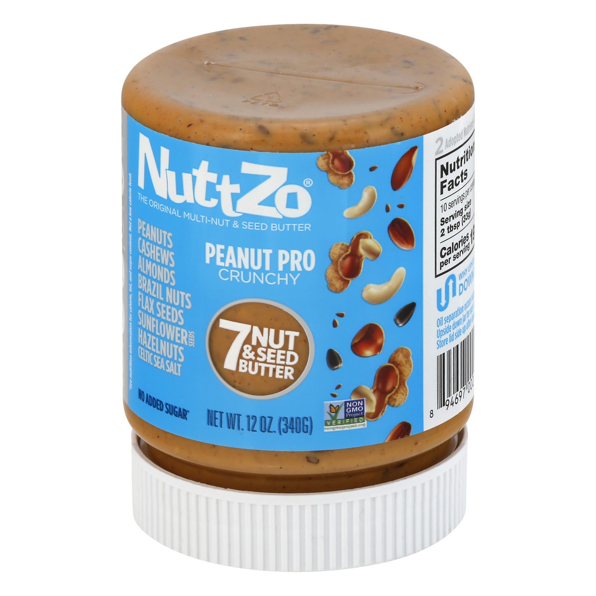 slide 5 of 13, NuttZo Crunchy Peanut Pro 7 Nut & Seed Butter 12 oz, 12 oz