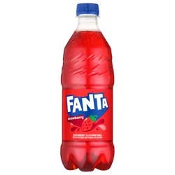 Fanta Strawberry Soda Bottle, 20 fl oz