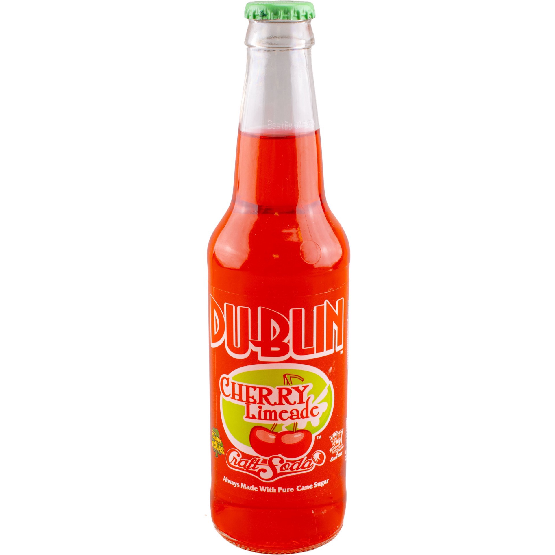 slide 1 of 1, Dublin 1891 Cherry Limeade Soda - 12 fl oz, 12 fl oz