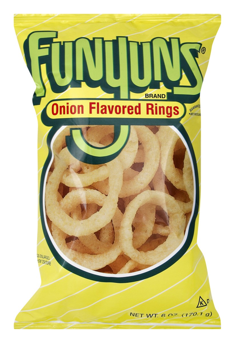 slide 2 of 4, Funyuns Onion Flavored Rings, 6 oz