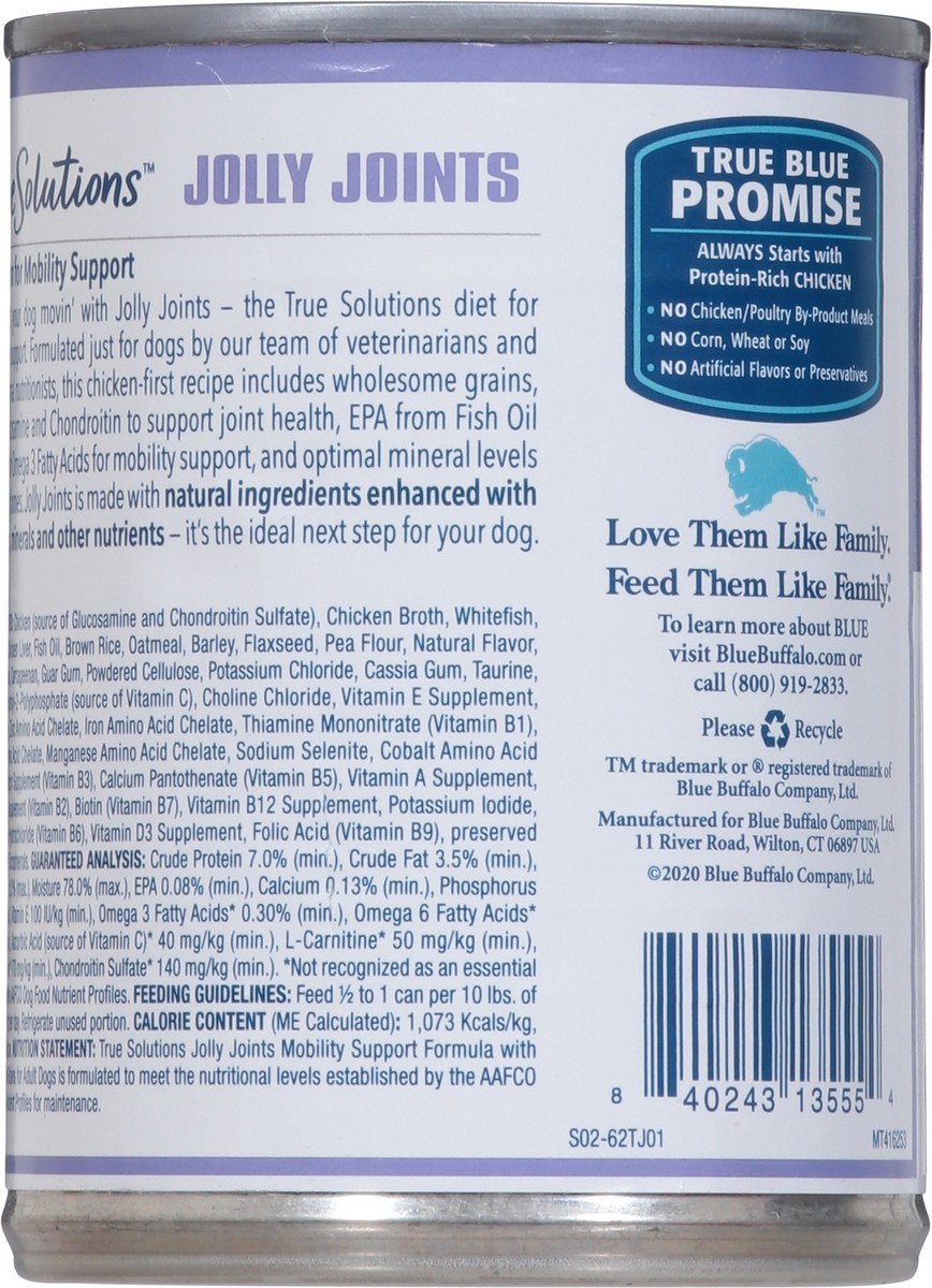 slide 5 of 9, Blue Buffalo Blue True Solutions Natural Adult Jolly Joints Food for Dogs 12.5 oz, 12.5 oz