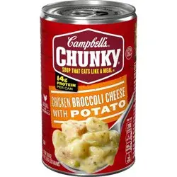 Campbell's Chunky Soup, Chicken Broccoli Cheese Soup, 18.8 Oz Can