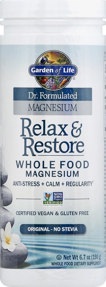 slide 1 of 2, Garden of Life Magnesium 6.7 oz, 6.7 oz