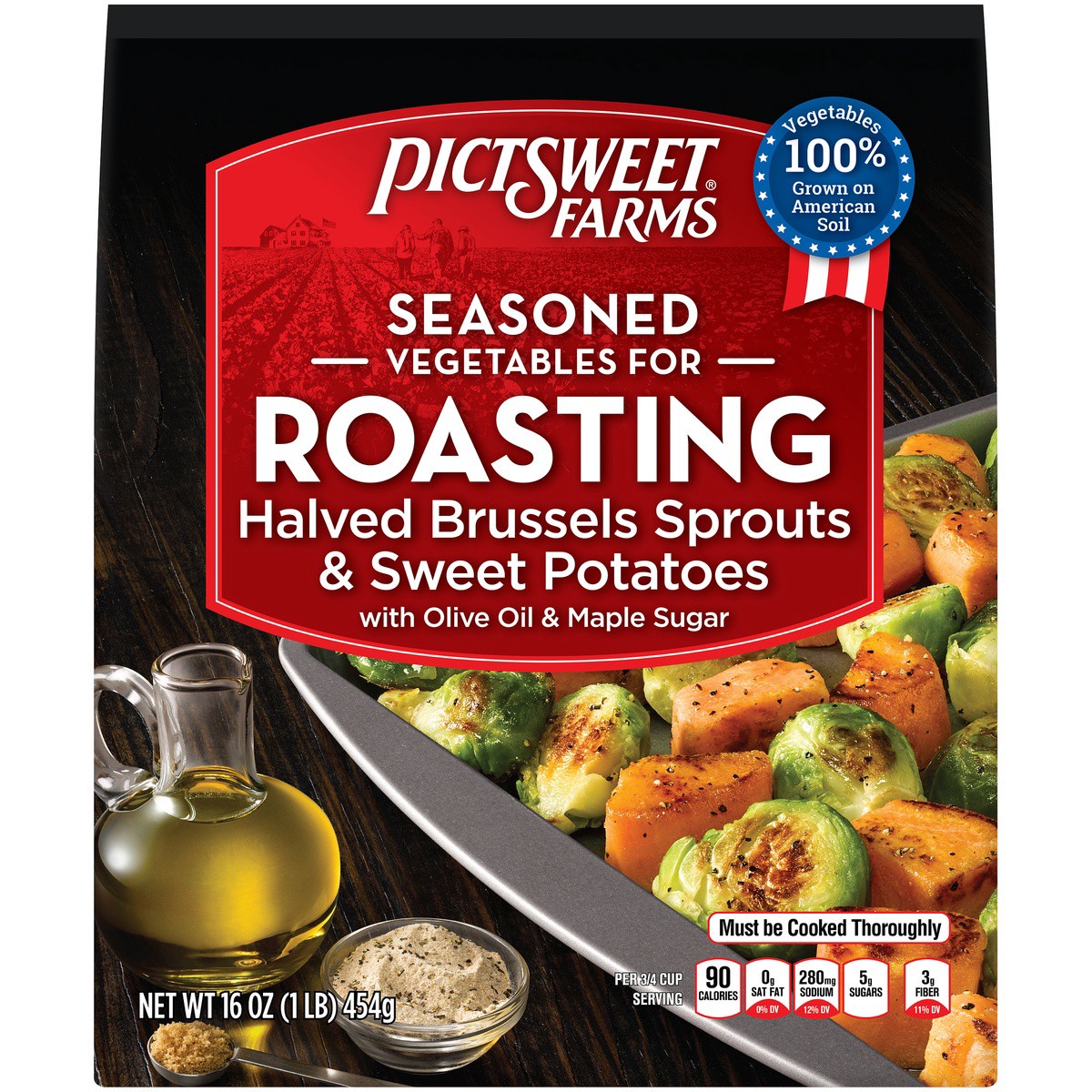 slide 3 of 7, PictSweet Seasoned Vegetables for Roasting, 16 oz