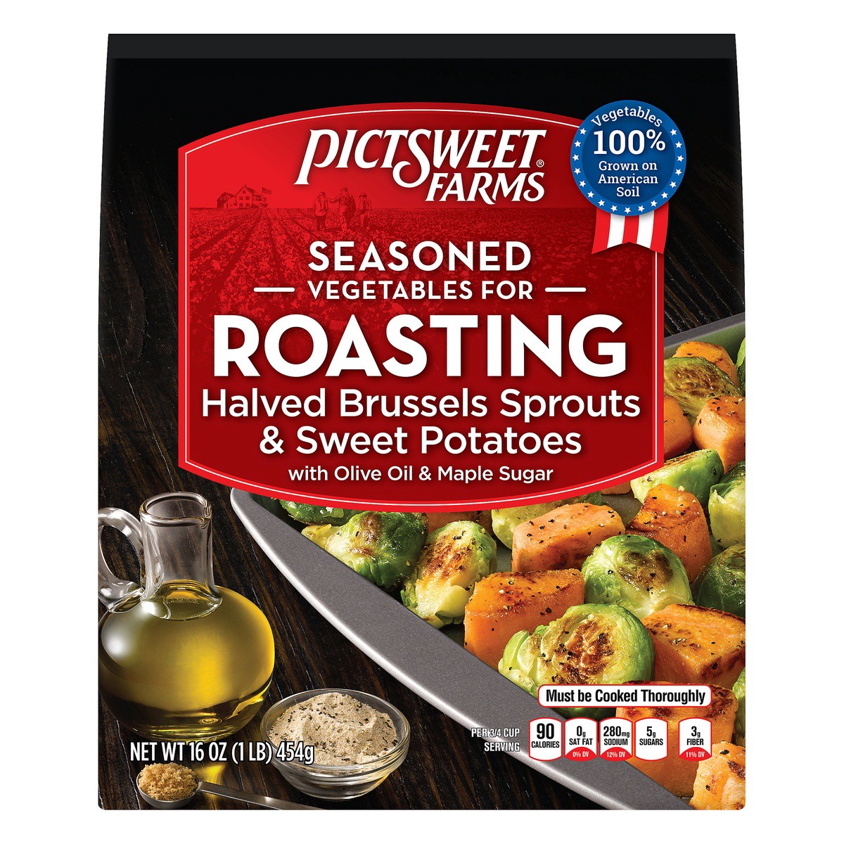 slide 1 of 7, PictSweet Seasoned Vegetables for Roasting, 16 oz