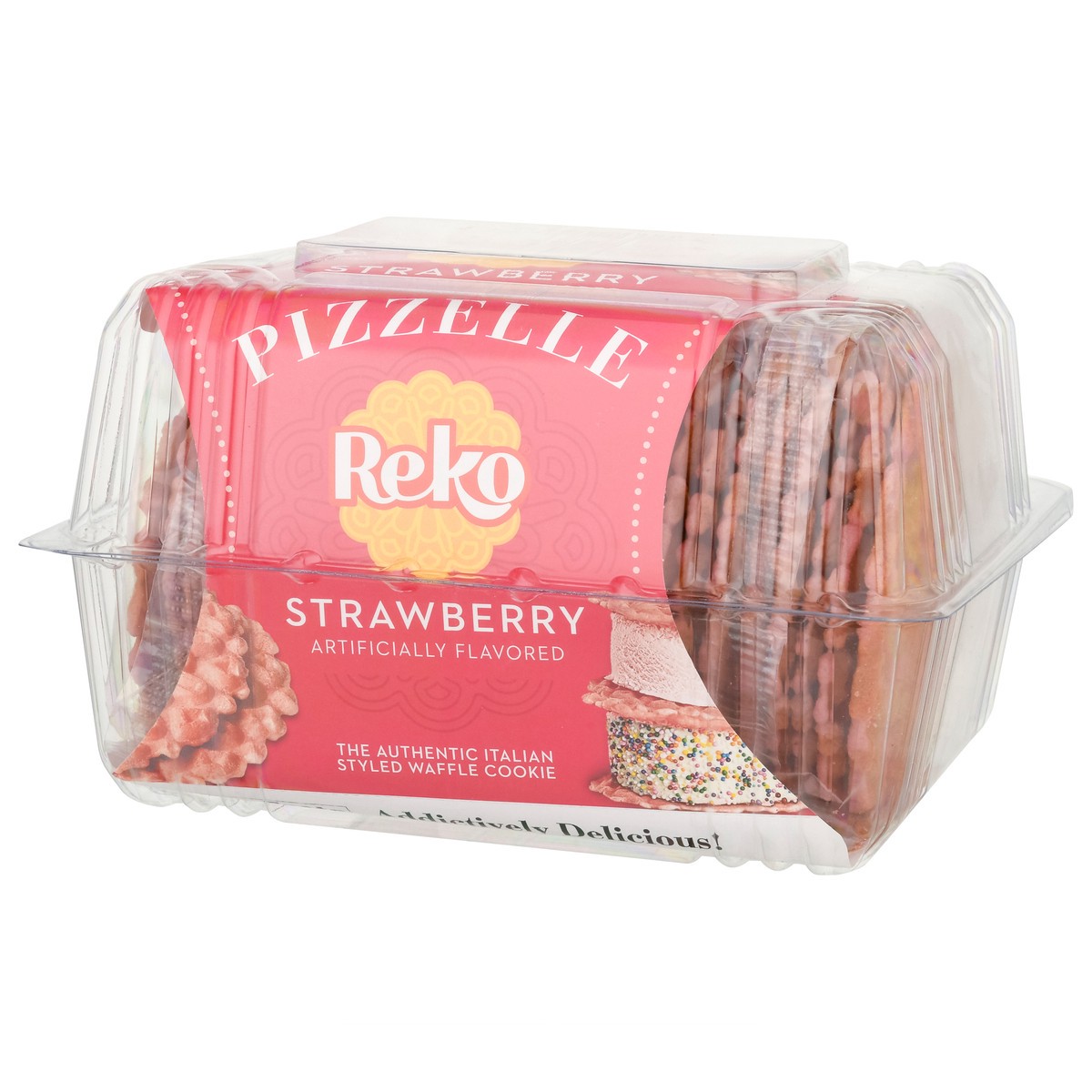slide 5 of 14, Reko Strawberry Pizzelle Waffle Cookies- 5.25 oz, 5.25 oz