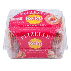 Reko Strawberry Pizzelle Waffle Cookies- 5.25 oz