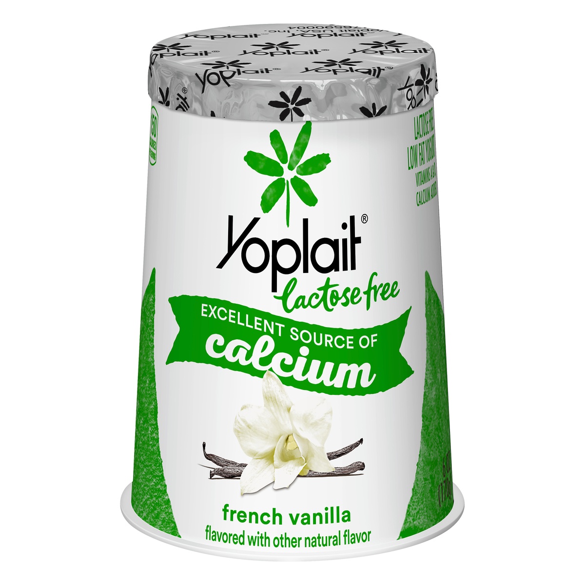 slide 1 of 1, Yoplait Lactose Free Low Fat French Vanilla Yogurt 6 oz, 6 oz