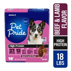 Pet Pride High Protein Beef & Lamb Flavor Dog Food