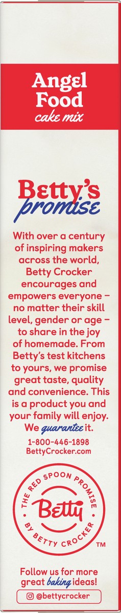 slide 9 of 12, Betty Crocker Angel Food Cake Mix, Just Add Water, 16 oz, 1 lb