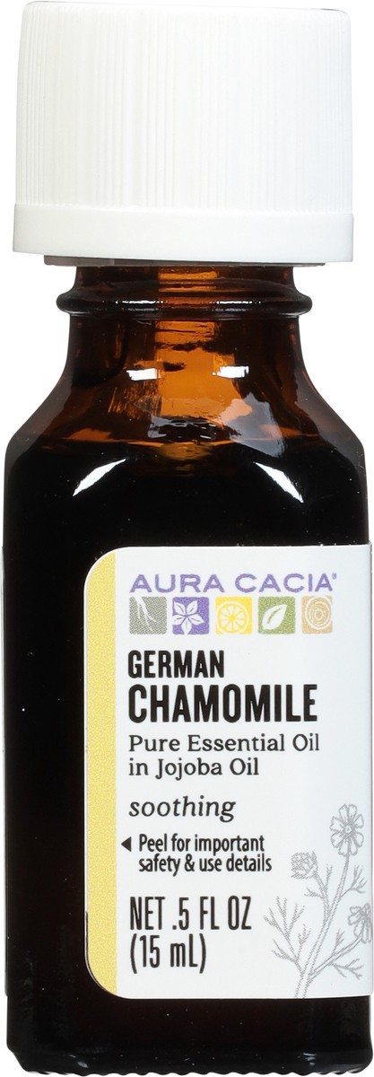 slide 8 of 9, Aura Cacia Soothing German Chamomile Pure Essential Oil in Jojoba Oil 0.5 fl oz, 0.5 fl oz