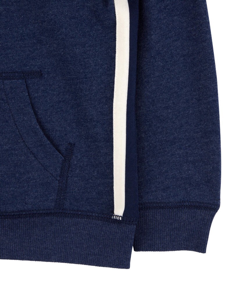 slide 3 of 3, Carter's Toddler Zip-Up Fleece Hoodie Navy 3T, 1 ct