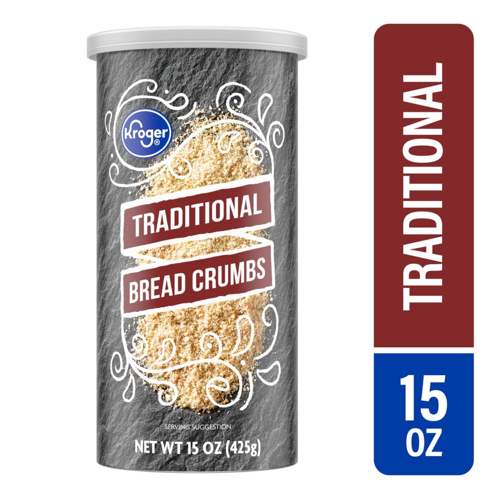 slide 4 of 4, Kroger Traditional Bread Crumbs, 15 oz