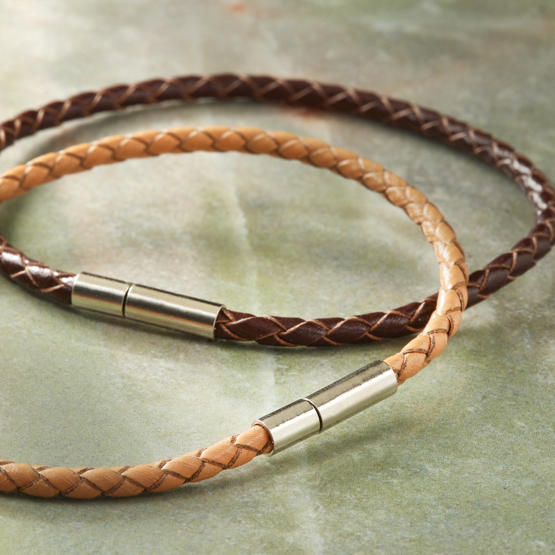 slide 2 of 2, Charmalong Tan & Brown Bracelets By Bead Landing, 7 in