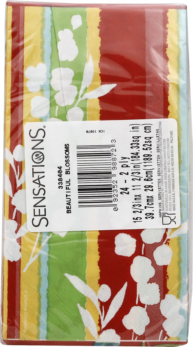 slide 8 of 9, Sensations Napkins 24 ea, 24 ct