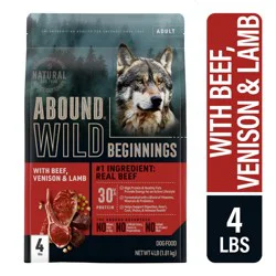 Abound Wild Beginnings Beef, Venison & Lamb Dry Dog Food