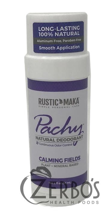 slide 1 of 1, Rustic Maka Pachy Calming Fields Deodorant, 3.2 oz