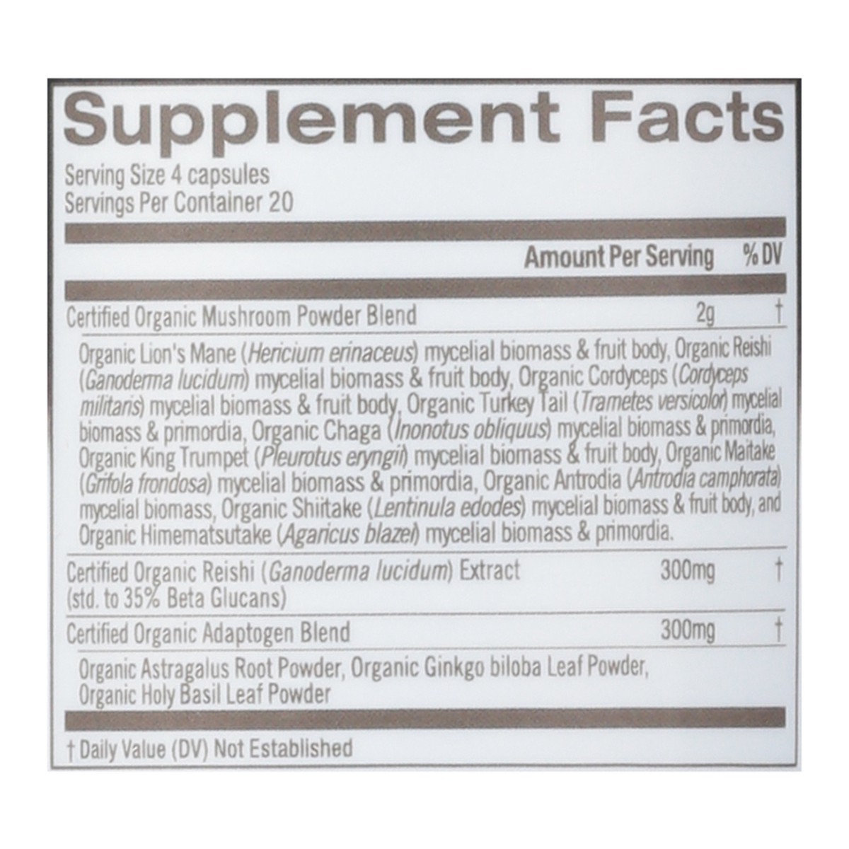 slide 4 of 12, Om Master Blend Mushrooms & Adaptogens 84 Vegetable Capsules, 1 ct