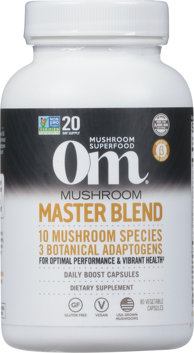 slide 2 of 12, Om Master Blend Mushrooms & Adaptogens 84 Vegetable Capsules, 1 ct