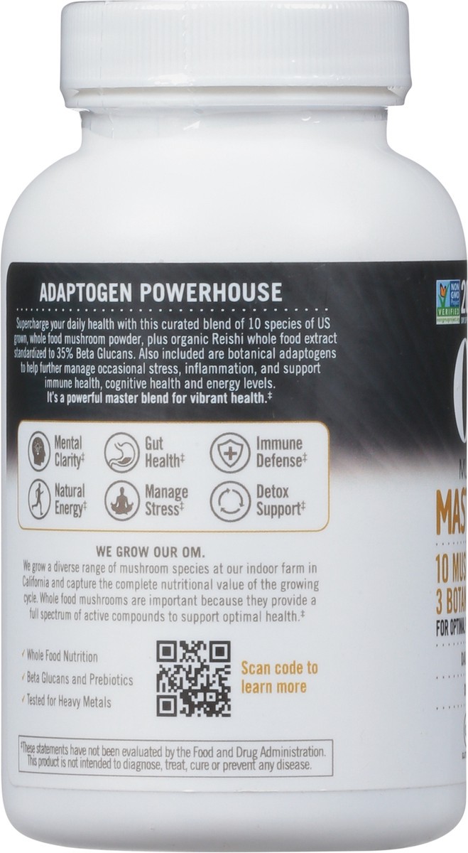 slide 6 of 12, Om Master Blend Mushrooms & Adaptogens 84 Vegetable Capsules, 1 ct