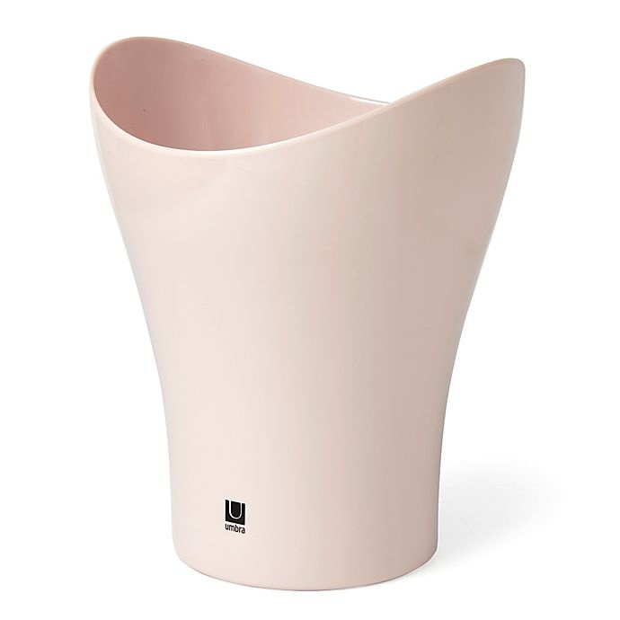 slide 1 of 1, Umbra Curvino Wastebasket - Rosewater, 1 ct